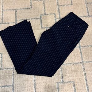 Victoria's Secret Navy Pinstripe Pant- the Christie Fit